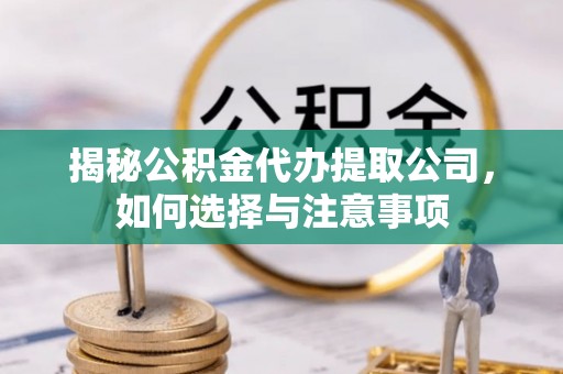 婺城揭秘公积金代办提取公司，如何选择与注意事项